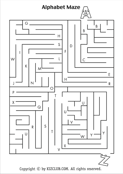 Alphabet Maze