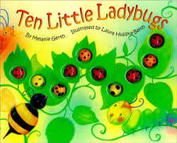 Book cover of Ten Little Ladybugs