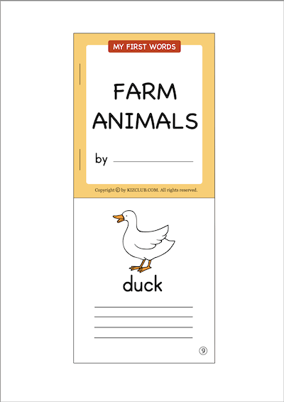 Farm Animals Book