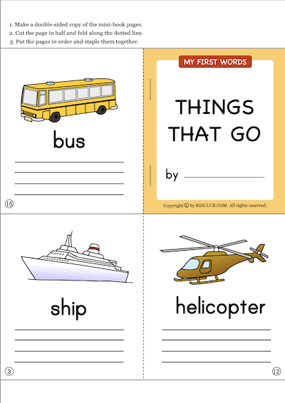 Transportation Minibook