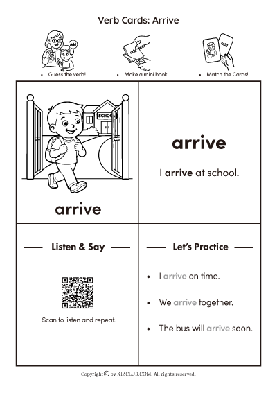 arrive