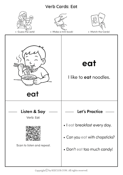 Verb Cards