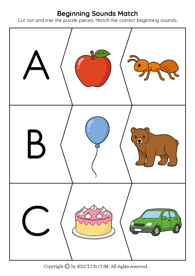 Beginning Sounds Match